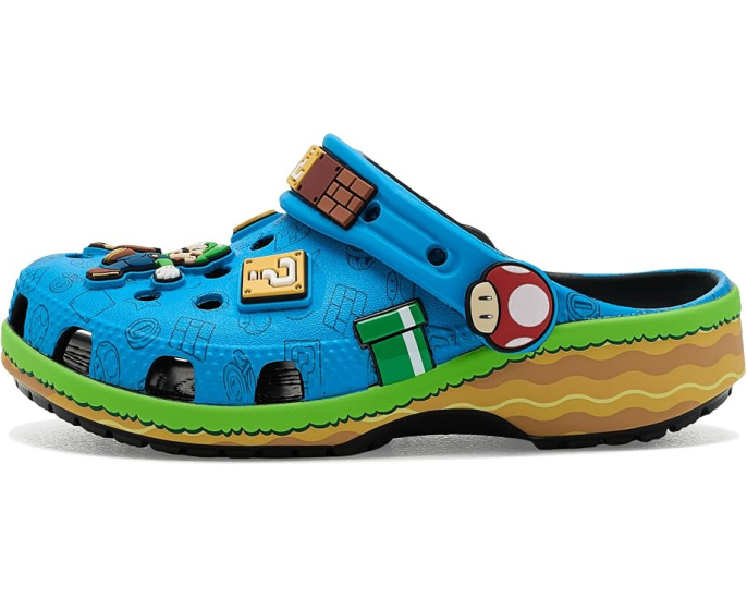Crocs детские классические сабо Super Mario