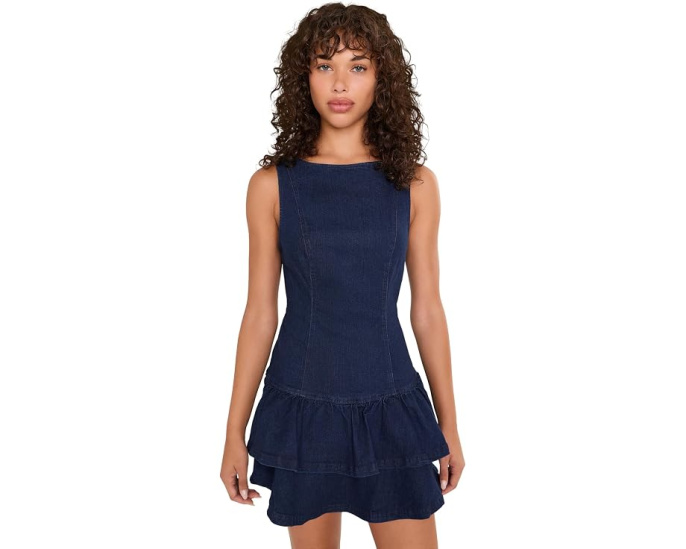 Джинсовое мини-платье Slow Burn от Free People