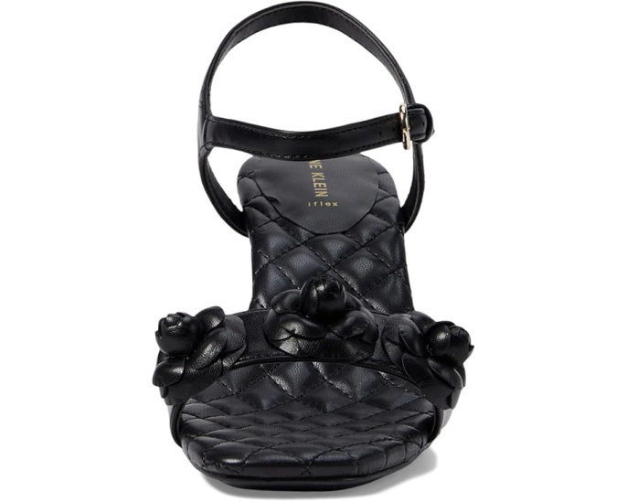 Anne Klein Yardley босоножки на устойчивом каблуке с цветочным декором