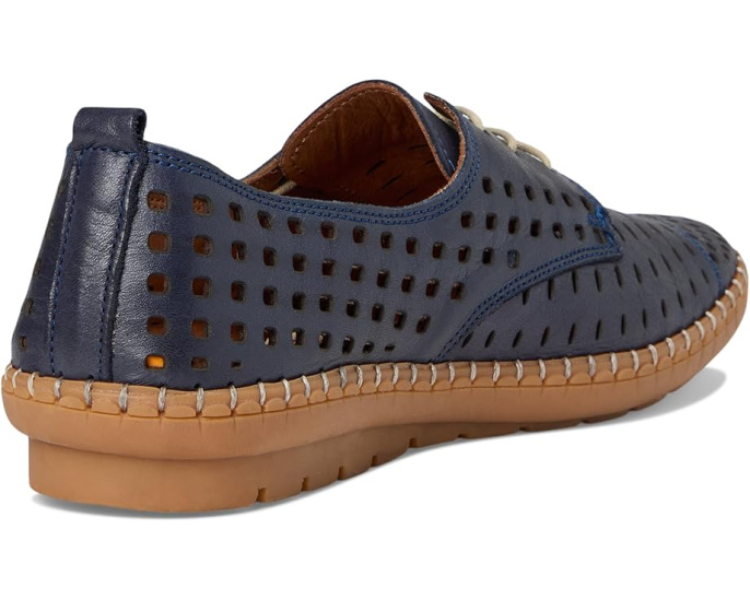 Лоферы Spring Step Deysi из кожи с геометрическими перфорациями