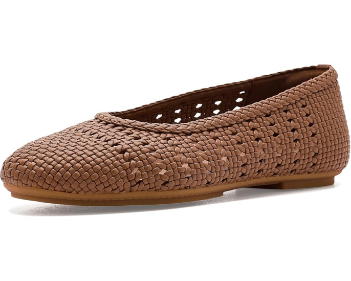 Балетки FitFlop Delicato Woven плетеные черные