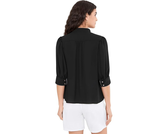 Топ CeCe Contrast Whipstitch Trim Pearce