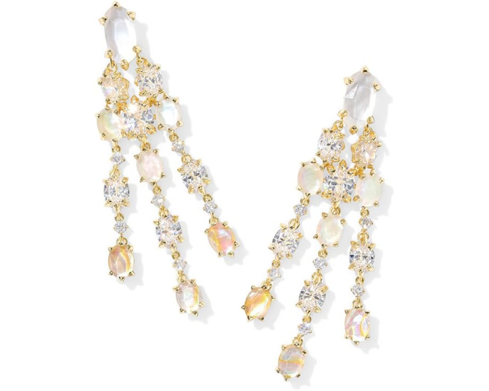 Серьги Kendra Scott Cailin Statement с кристаллами-каскадом