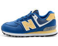 New Balance 574 Lace кроссовки для детей с синим верхом