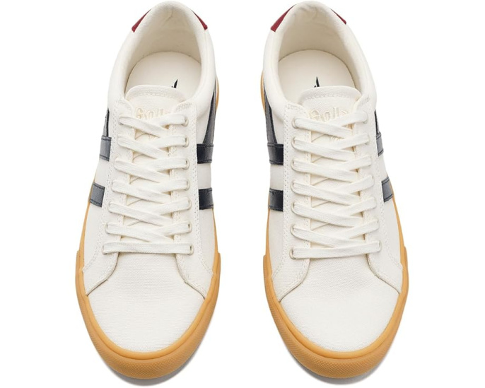 Кроссовки Gola Varsity из натуральной кожи и ткани