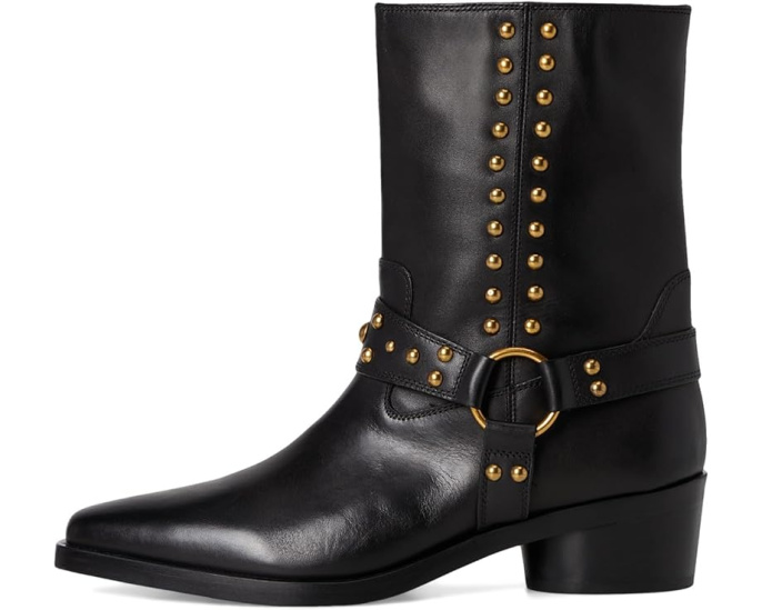 Ботинки Vince Camuto Roista Motocycle с шипами и широким ремнем с кольцом