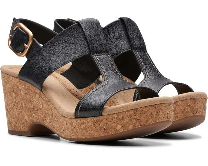 Босоножки Clarks Giselle Style на платформе с квадратным каблуком