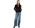 Long Sleeve Zip Front Quilted Sweater Jacket