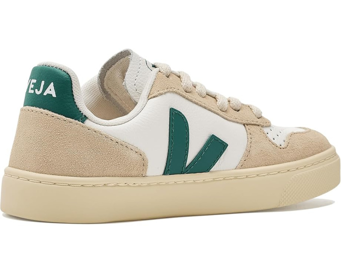 Детские кроссовки VEJA Small V-10 L Chromefree из органического хлопка