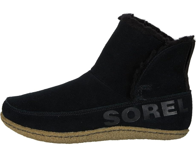 Ботильоны SOREL Nakiska из замши с искусственным мехом и съемной стелькой