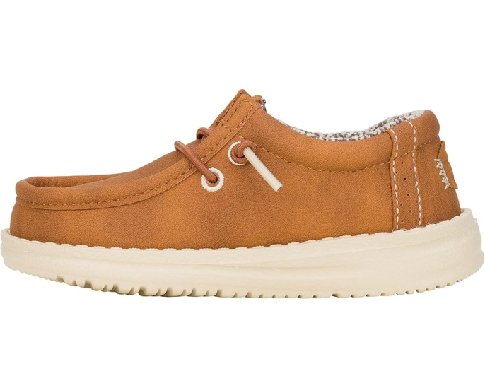Детские слипоны Hey Dude Wally Classic с технологией Flex & Fold и стелькой с эффектом памяти