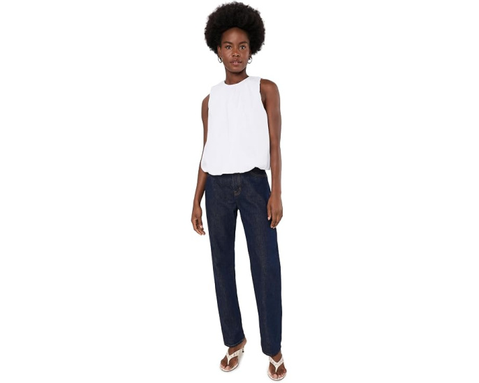 Топ CeCe Sleeveless Bubble на бретелях с круглым вырезом