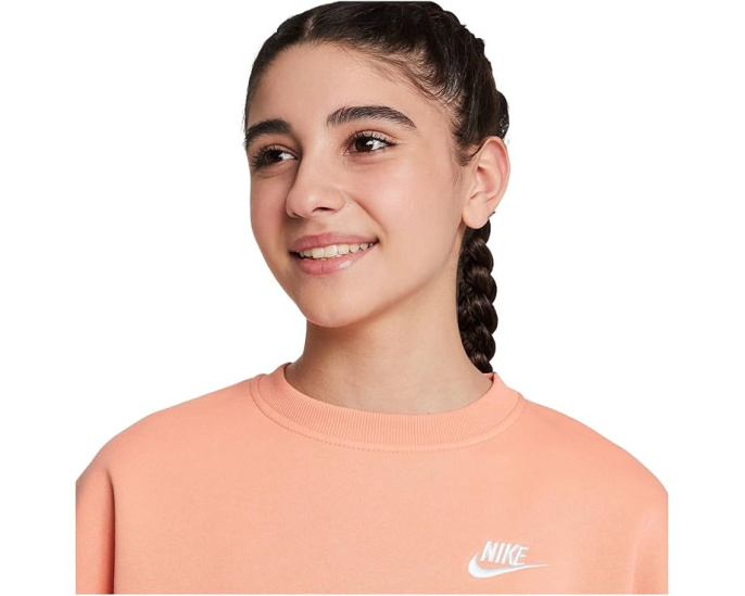 Толстовка Nike Club Fleece Boxy Crew Neck для детей