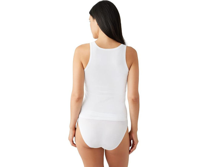 Топ Wacoal Understated Cotton Tank с мягким хлопком и широкими бретелями