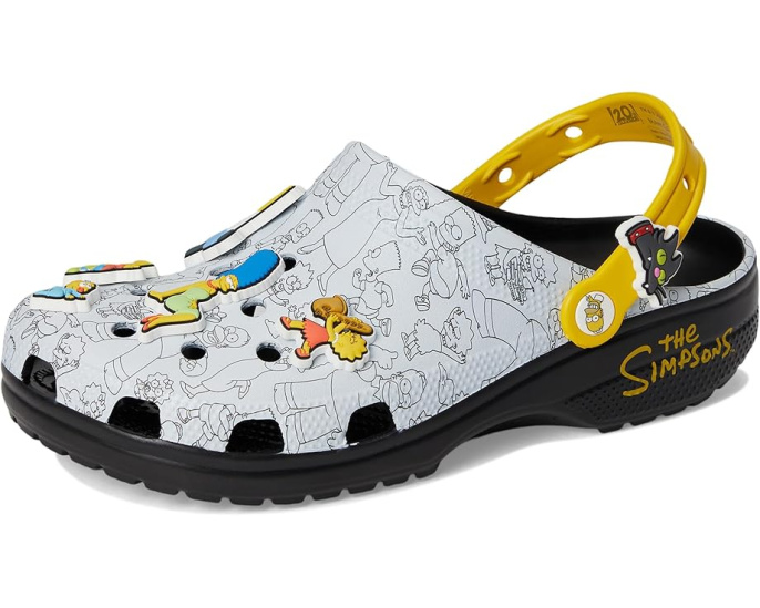 Клоги The Simpsons Classic Clog от Crocs с принтом и персонажами