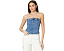 Топ Blank NYC Own It Denim Bustier из денима с застежкой на молнию