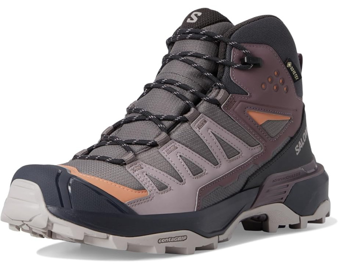 Трекинговые ботинки Salomon X Ultra 360 Mid GTX с технологией Contagrip