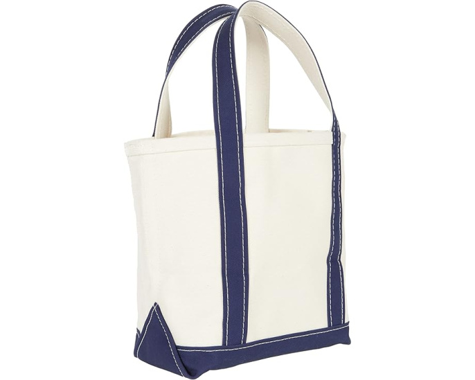 L.L.Bean сумка Boat and Tote Small с синей отделкой
