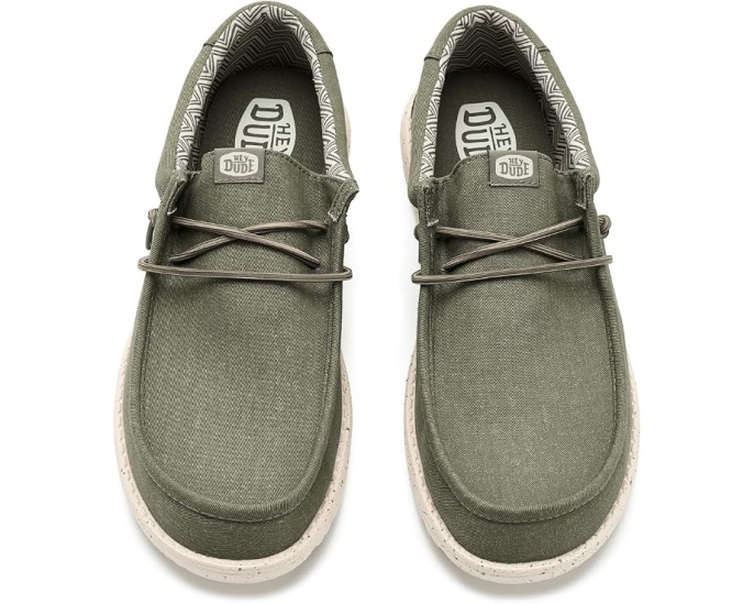 Кеды Hey Dude Wally Stretch Canvas из стрейч-холста