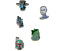 Набор джиббитсов Crocs Jibbitz Characters Звездные войны Грогу 5 шт