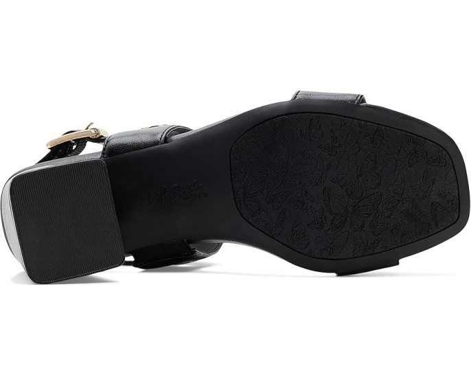 Сандалии LifeStride Clara Slingback с широкими ремешками и металлическими люверсами
