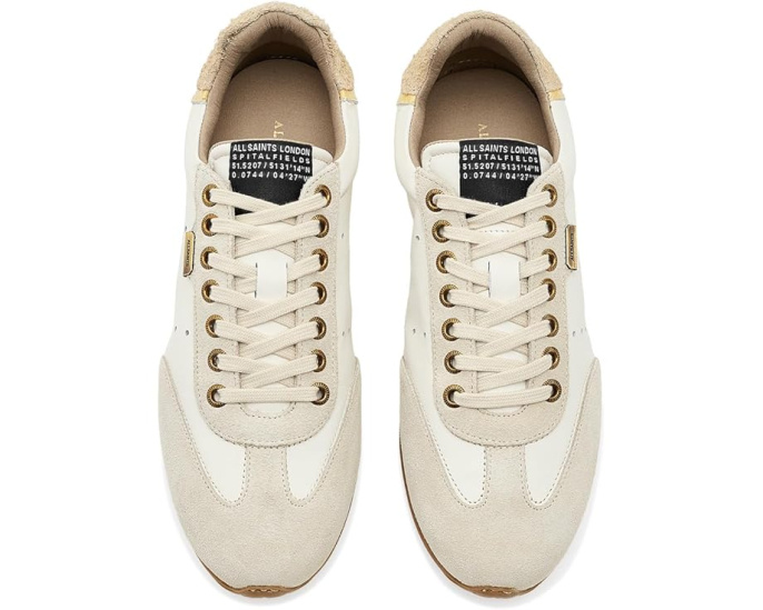 Кроссовки AllSaints Liam из замши с миндалевидным носком