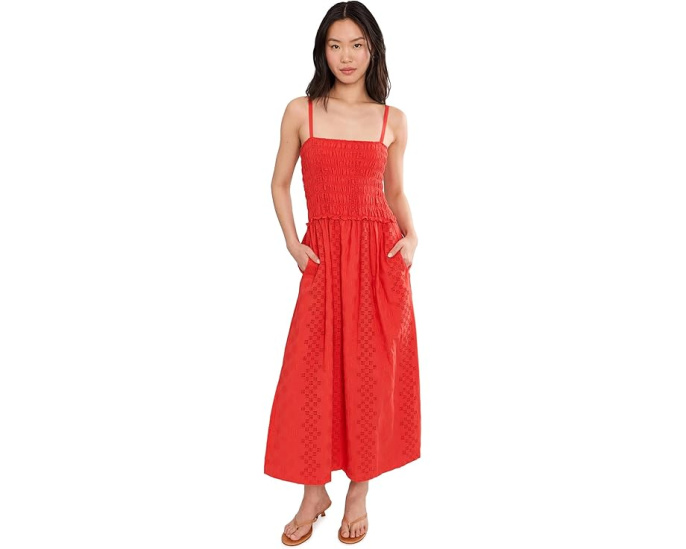 Платье Splendid Kenzie Geo Eyelet с цветочным принтом