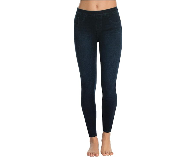 Леггинсы Spanx Jean-ish Ankle с эффектом джинсов и утягивающим поясом