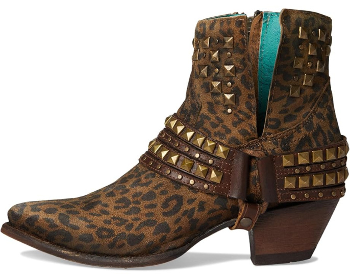 Corral Boots ботинки Z2027 с принтом леопард и молнией