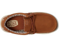 Детские слипоны Hey Dude Wally Classic с дышащим верхом и круглым носком