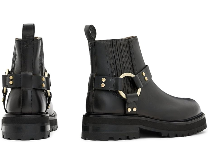 Ботинки AllSaints Maddie в стиле байкер с упряжью
