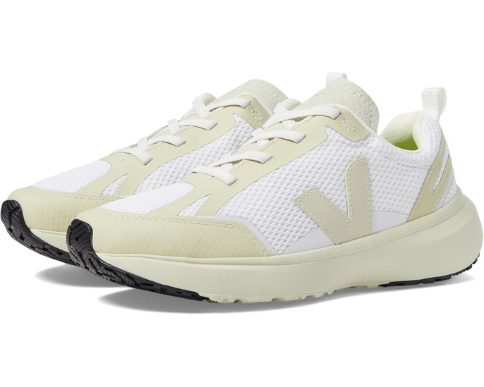 Детские кроссовки VEJA Small Canary Light с текстильным верхом и эластичными шнурками