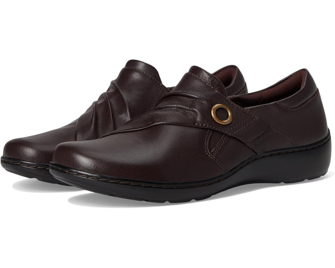 Туфли Clarks Cora Aubrie с ремешком и круглым носком