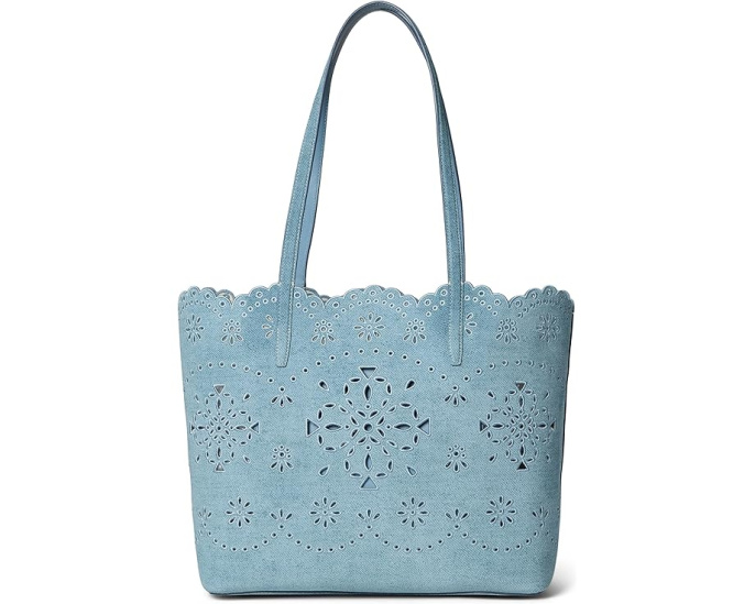Большая сумка-тоут Do It All Spade Flower Perforated Denim от Kate Spade New York