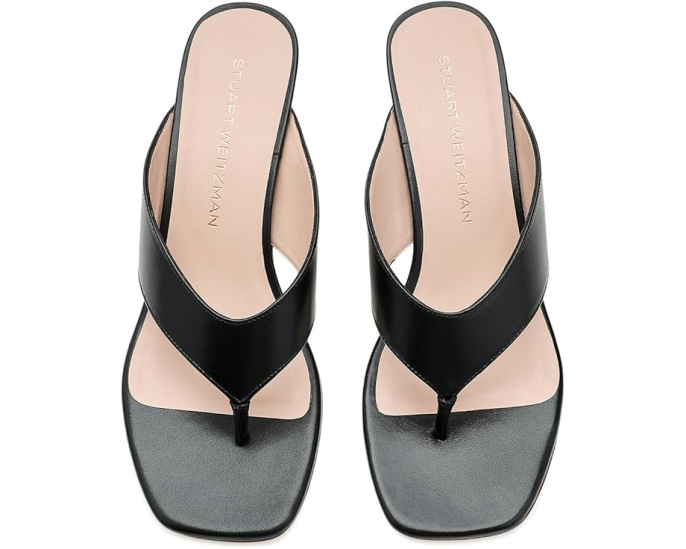 Сандалии Stuart Weitzman Stassi Thong 50 с квадратным носком