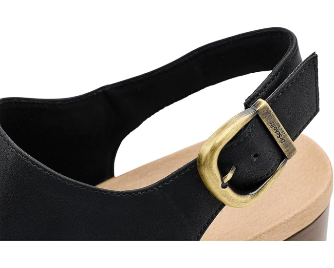 Сандалии Dr. Scholl's Wrenlee на платформе с открытым носком и текстурированным каблуком