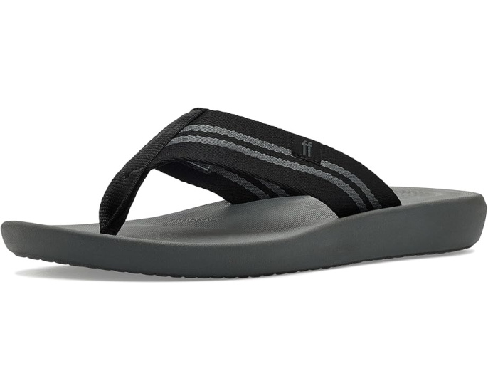 Шлепанцы FitFlop Iqushion с двумя полосками и перепонками