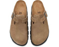 Birkenstock Boston сабо из замши Chunky с платформой