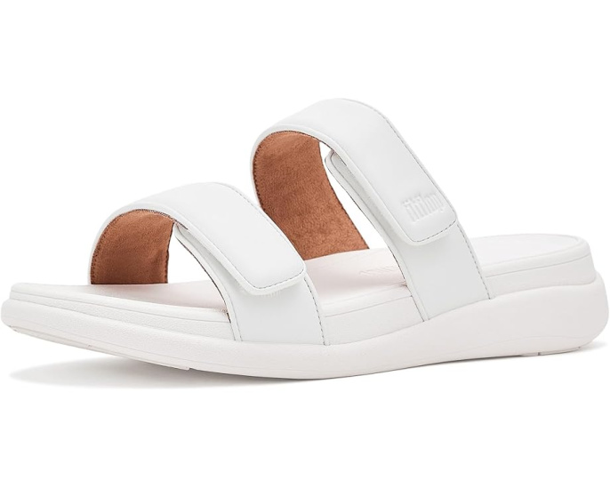 Сандалии FitFlop F-mode Go на платформе с регулируемыми ремешками