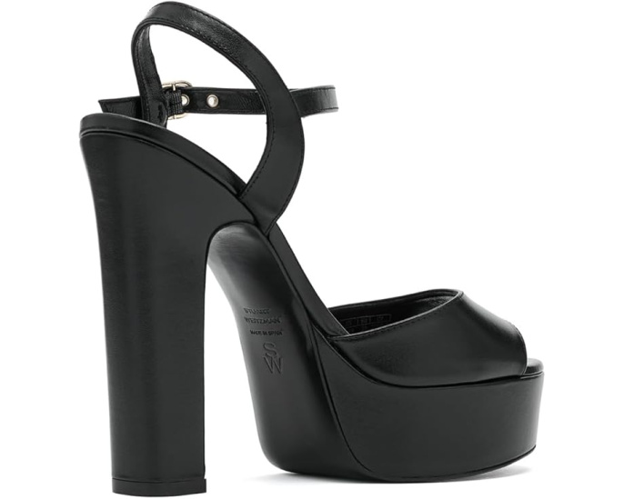 Stuart Weitzman Reade Platform туфли на платформе и каблуке 13 см черные