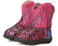 Детские сапоги Roper Cowbabies Glitter Aztec с блестками и боковой молнией