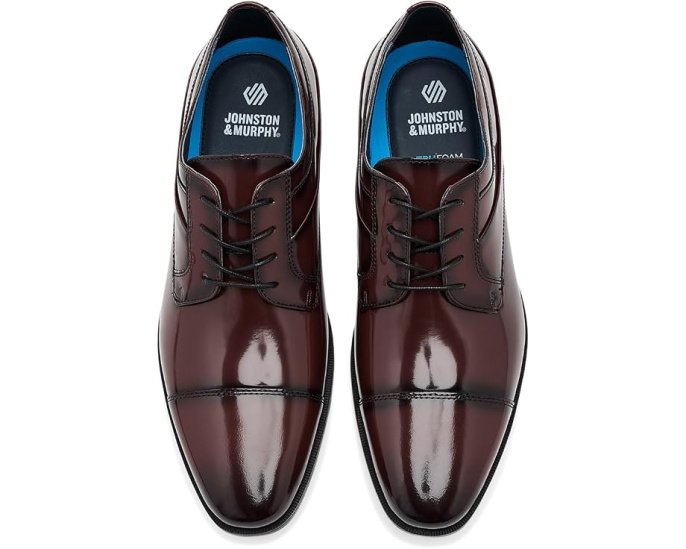 Оксфорды Johnston & Murphy Gibbons Cap Toe на резиновой подошве