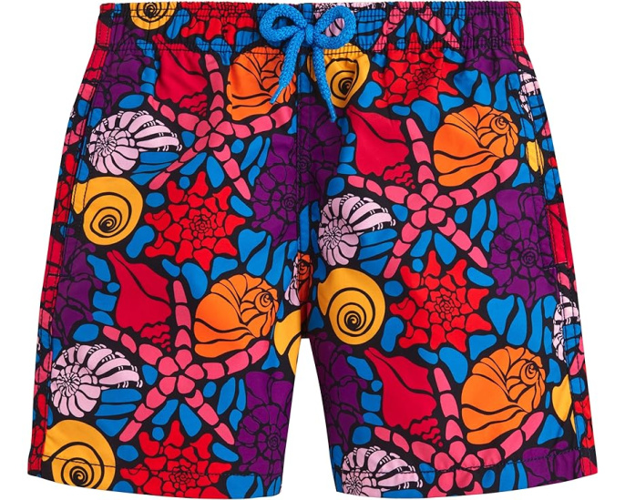 Шорты Vilebrequin Kids Noumea Sea Shell Jim для пляжа