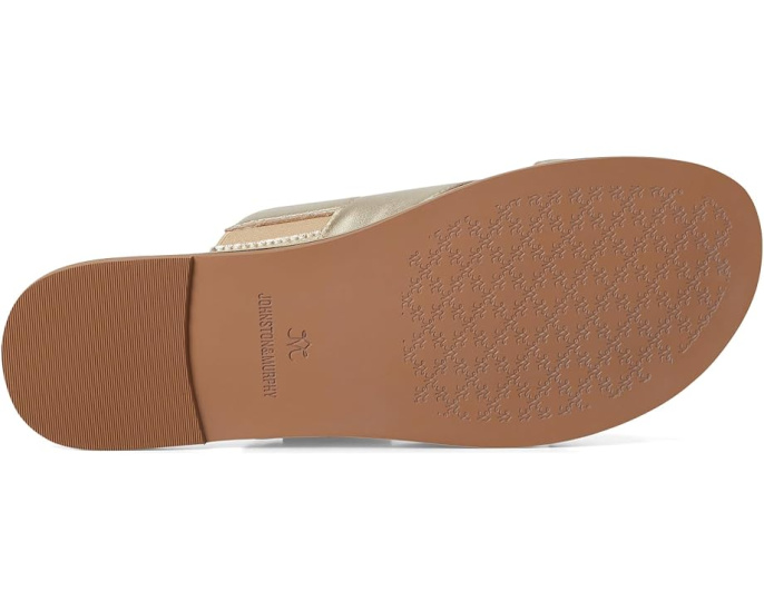 Сланцы Shayla Cross-Band Slide от Johnston & Murphy с кожаным верхом