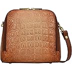 Croc Embossed Caramel