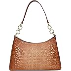 Croc Embossed Caramel