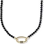 Gold Black Agate
