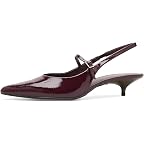 Burgundy Faux Patent Leather