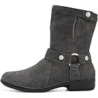 Black Embossed Suede