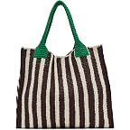 Green/Brown/White Stripe